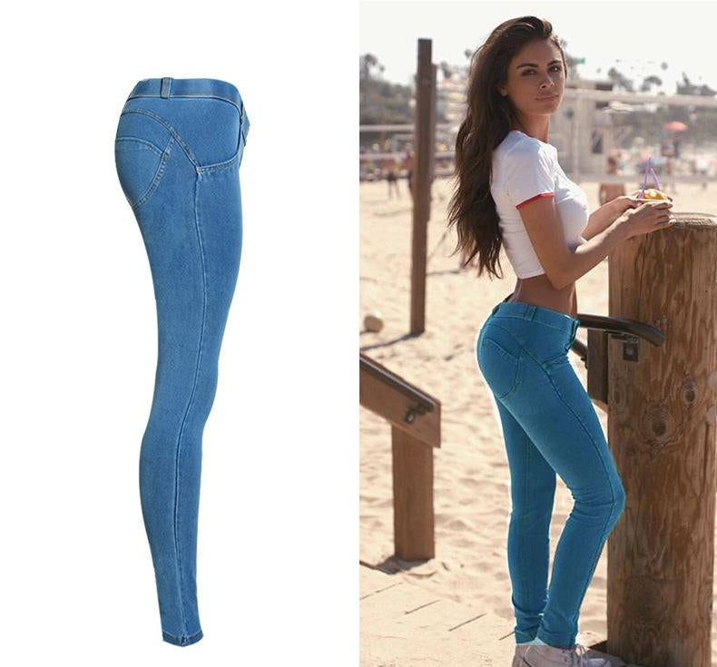 Pure Denim Extra Smooth Girls High Waist Pencil Jean
