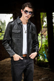 Slim Fit Mens Extra Warmer Extra Comfortable High Quality Leather Jacket