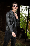 Slim Fit Mens Extra Warmer Extra Comfortable High Quality Leather Jacket