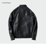 Autumn To Winter Men Faux Lather Jacket