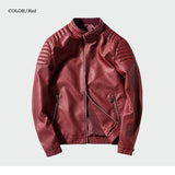 Autumn To Winter Men Faux Lather Jacket