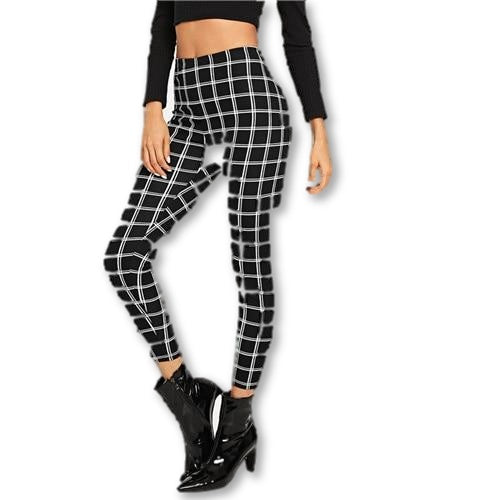 Elegant Office Lady Skinny Women Autumn Workwear Highstreet Minimalist Leggings