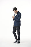 Men Fleece Lined Extra Warmer Woolen Coat