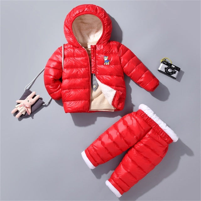 Kids Winter Warm Clothing Set