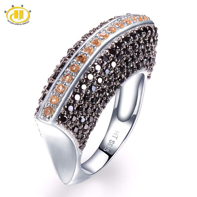 Solid Spinel Citrine 925 Sterling Silver Finest Ring As Gift or Regluar Use