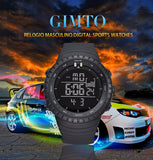 Digital LED Electronic Men Sports Watch