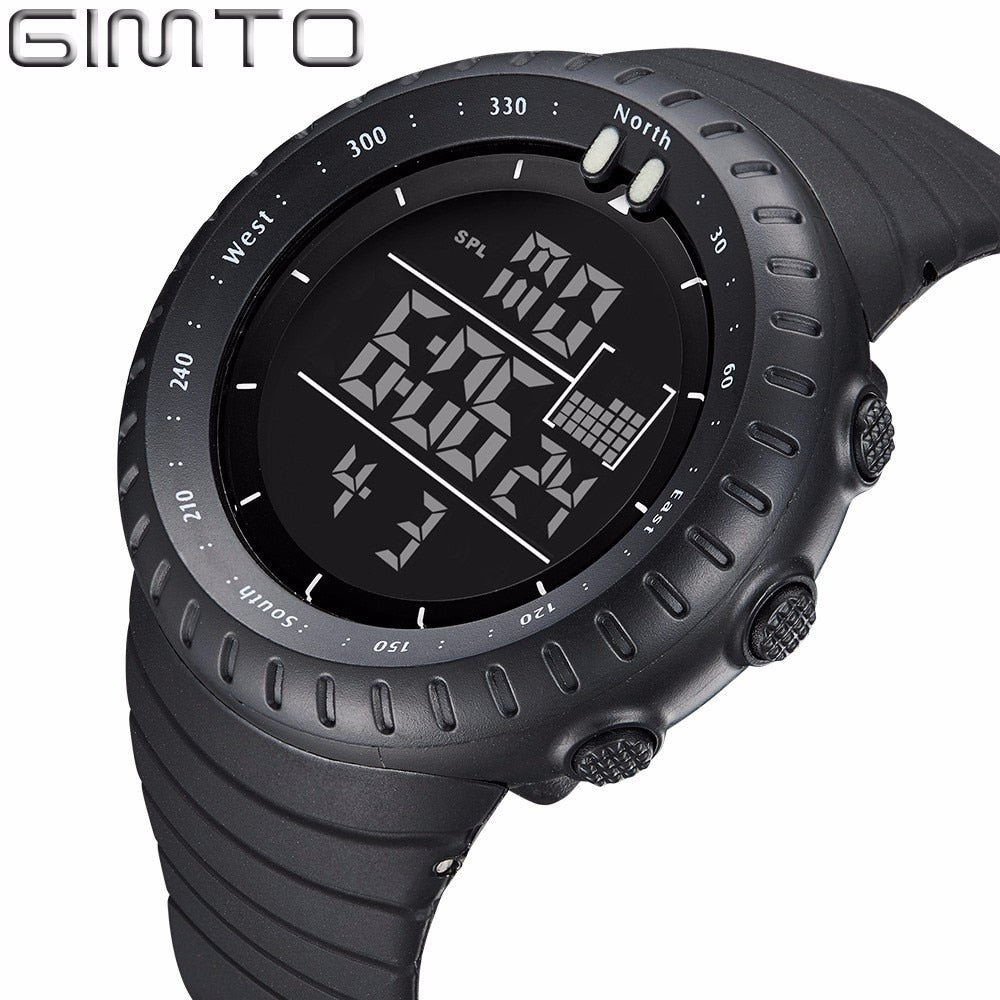 Digital LED Electronic Men Sports Watch