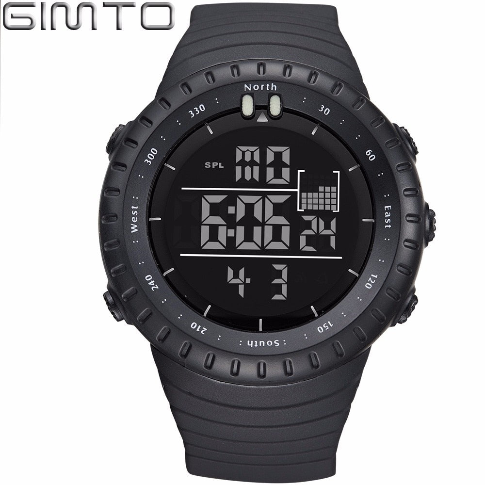 Digital LED Electronic Men Sports Watch