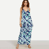 Long Maxi Deep Boho Elegant Sleeveless