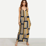Long Maxi Deep Boho Elegant Sleeveless