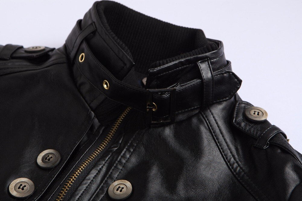 Two in One Style Pure Lather Men Gorgeous Looking Jacket