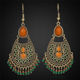 Boho Tassel Geometric  Drop Earrings