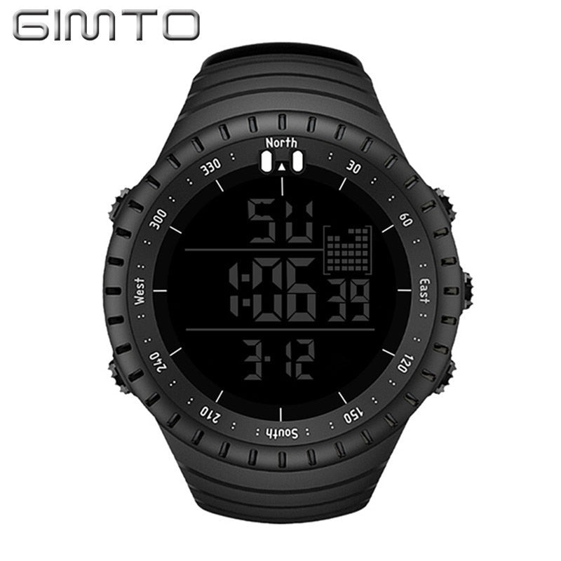 Digital LED Electronic Men Sports Watch