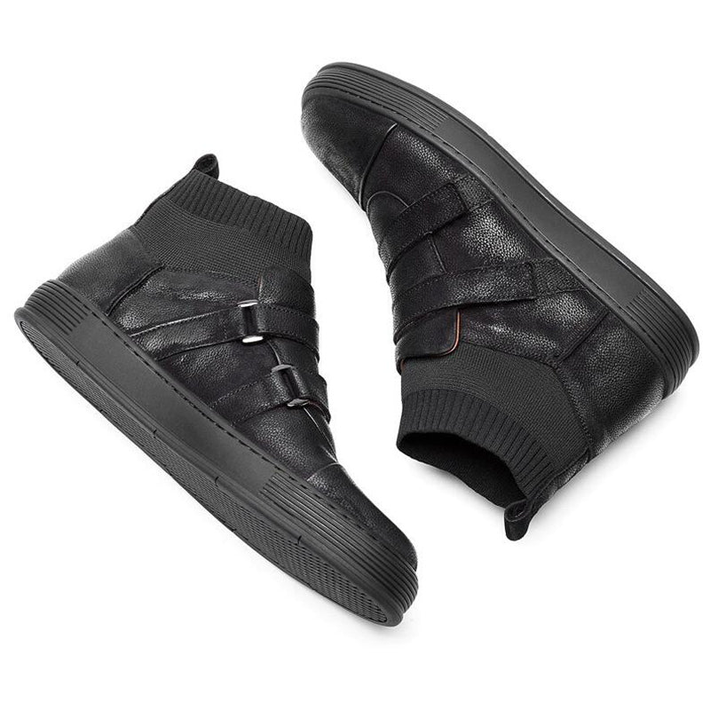 Genuine Leather Hook Ankle Boot  New 2020 UP