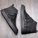 Genuine Leather Hook Ankle Boot  New 2020 UP