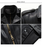 Pure Lather Mid Long Trench For Men Casual To Business Use