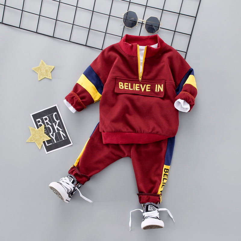 1 To 4 Years Unisex Children Tracksuit