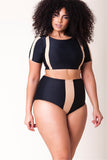 One Piece Full Body Extra Large Premium Floral Summer Swimsuit 2019