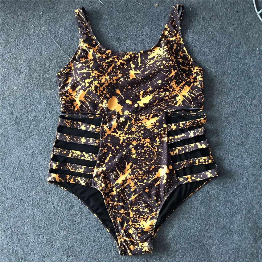 One Piece Full Body Extra Large Premium Floral Summer Swimsuit 2019