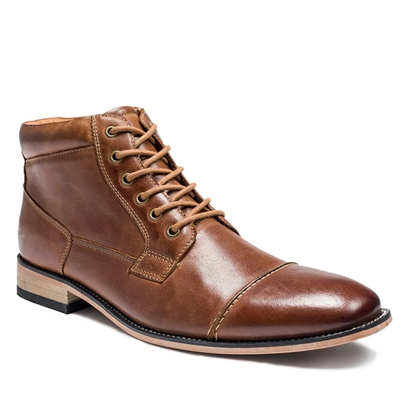 Premium Quality Genuine Leather Comfortable Mens Gorgeous Ankle Business Classic Boot