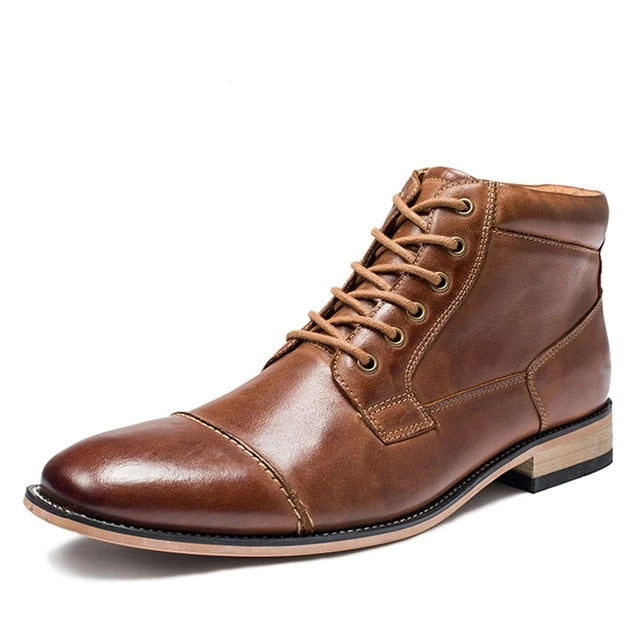 Premium Quality Genuine Leather Comfortable Mens Gorgeous Ankle Business Classic Boot