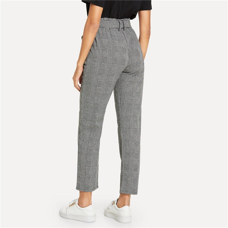 Long Mid Waist Trouser For Summer & Spring