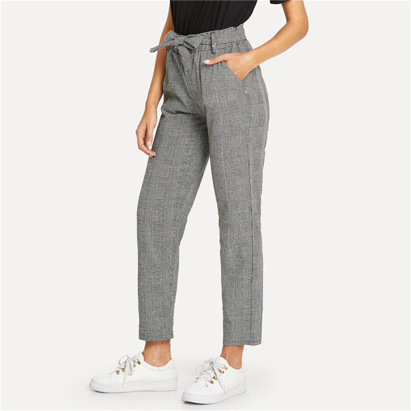 Long Mid Waist Trouser For Summer & Spring