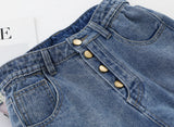 Gorgeous Denim Capri Jeans With Regular Waist