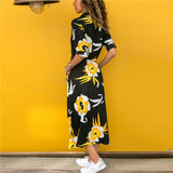 Long Sleeve Maxi Chiffon Beach Boho All Day Long Style