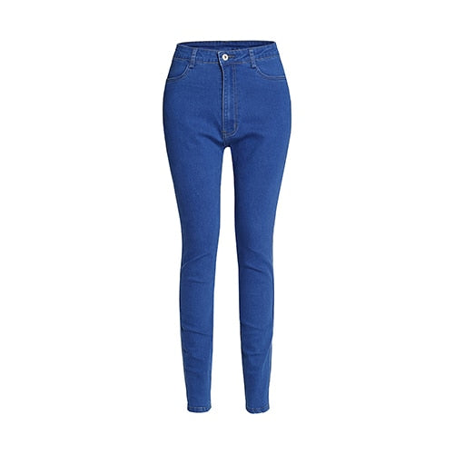 Denim High Waist Skinny Elastic Stretch Smooth Jean For Girls