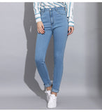 Denim High Waist Skinny Elastic Stretch Smooth Jean For Girls