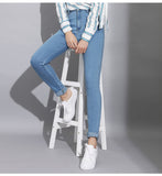 Denim High Waist Skinny Elastic Stretch Smooth Jean For Girls