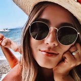 Luxury Style Ultra Light Women Outdoor Summer Metal Sun Glass