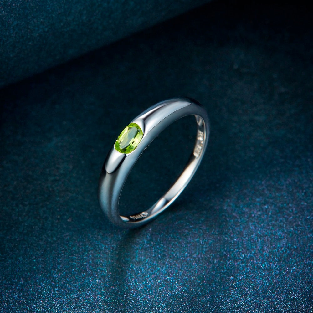 Solid Gemstone 925 Sterling Silver Ring For Gift or Event