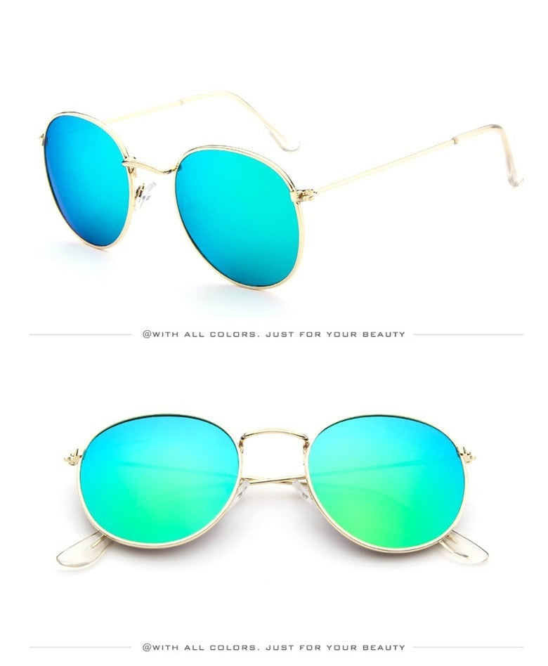 Luxury Style Ultra Light Women Outdoor Summer Metal Sun Glass