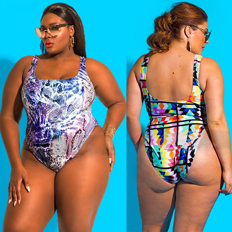 Sling Backless High Waist One Piece Extra Large Summer Swimsuit For Beachwear & Vacation
