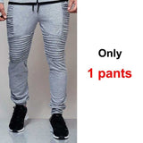 Mens Striped Two Piece Set Hoodie Autumn