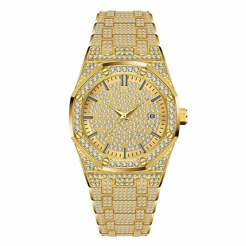 Luxury Gold Quartz Wrist Watch Women