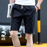 Elastic Summer Casual Drawstring Men Short