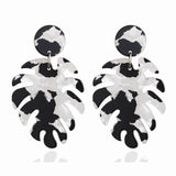 Round Ear Drop Acrylic Boho Earring For Women