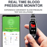 Heart Rate Monitoring Women Waterproof Smart Bluetooth Smartwatch For IOS & Android