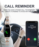 Heart Rate Monitoring Women Waterproof Smart Bluetooth Smartwatch For IOS & Android