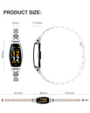 Heart Rate Monitoring Women Waterproof Smart Bluetooth Smartwatch For IOS & Android