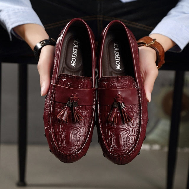 Comfortable Soft Leather Loafer Slip On Shoe