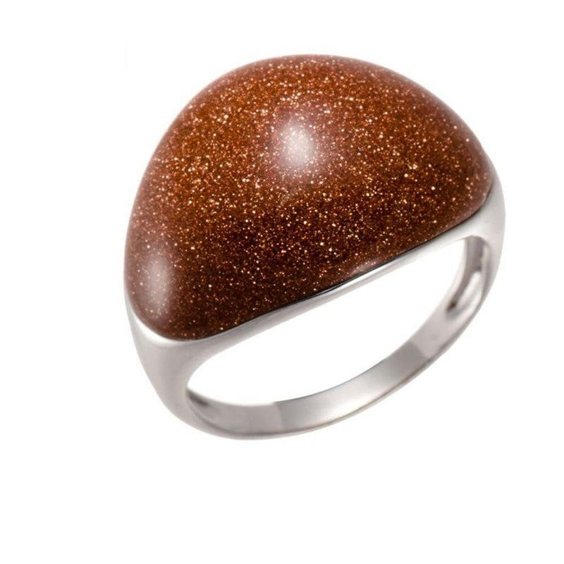 Solid Stone 925 Sterling Silver Ring Fol Holiday or Chrstmas