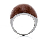 Solid Stone 925 Sterling Silver Ring Fol Holiday or Chrstmas