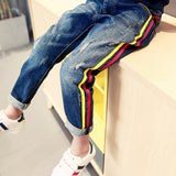 Teenage Boys Outwear Jeans For Autumn To Winter