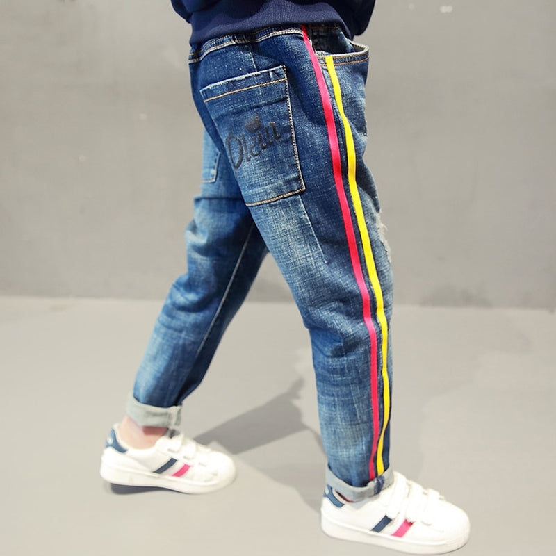 Teenage Boys Outwear Jeans For Autumn To Winter