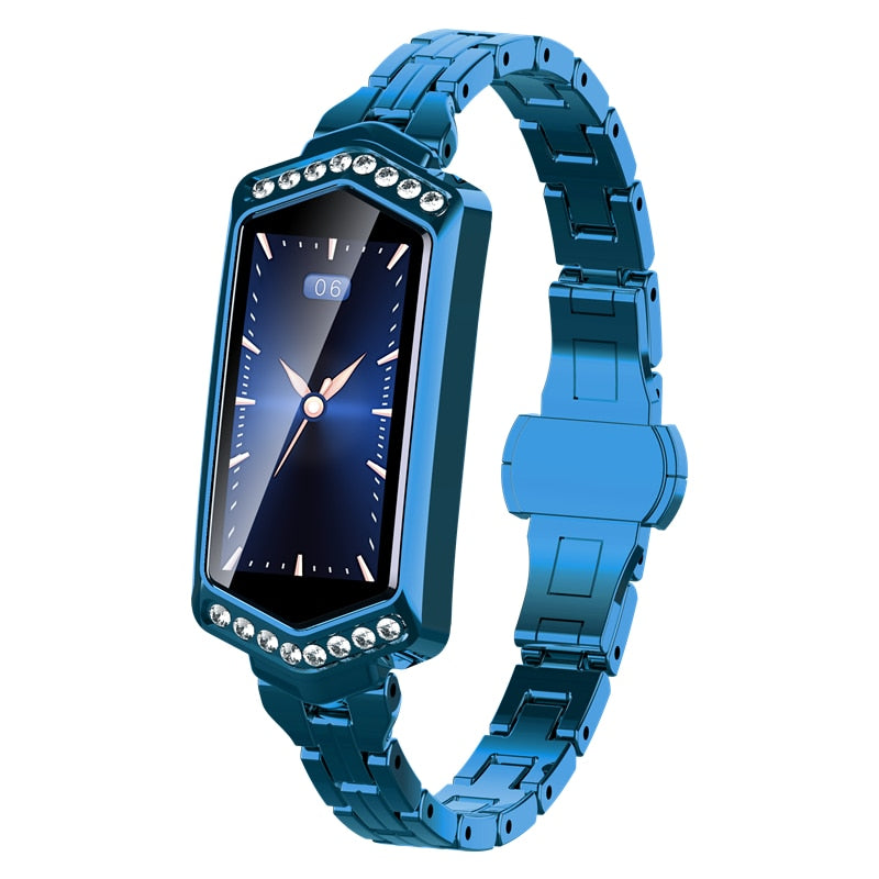 Dual Mood Blood Pressure & Heart Rate Monitoring Ladies  Bluetooth Smartwatch
