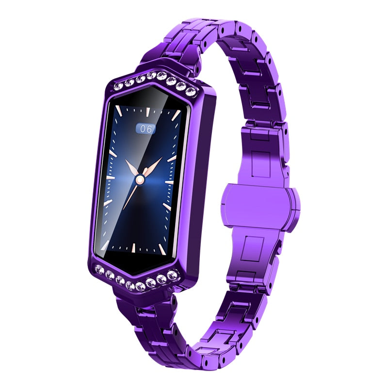 Dual Mood Blood Pressure & Heart Rate Monitoring Ladies  Bluetooth Smartwatch